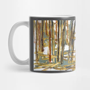 Yellow sunshine in the forest Mug